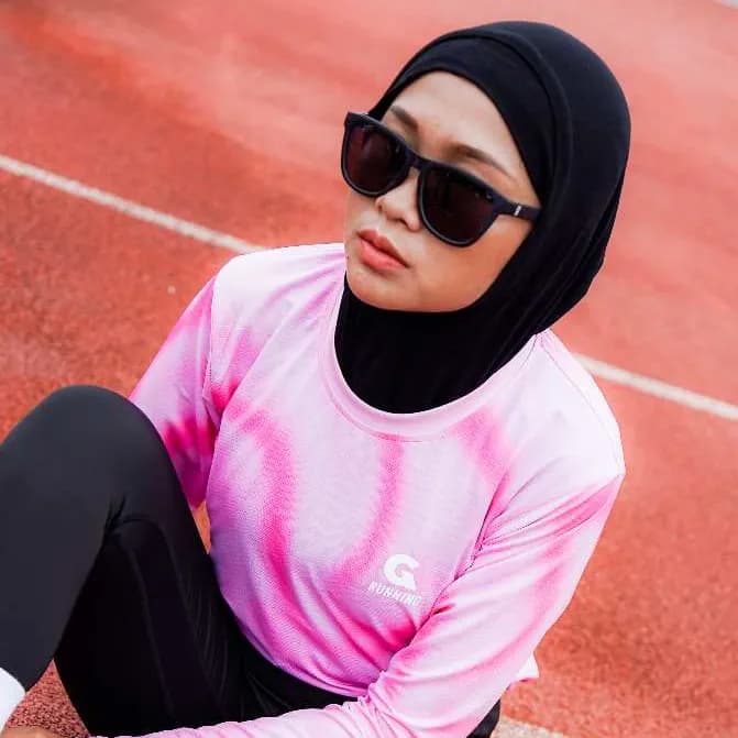 Grygera Jersey Running Blush LS Pink Women