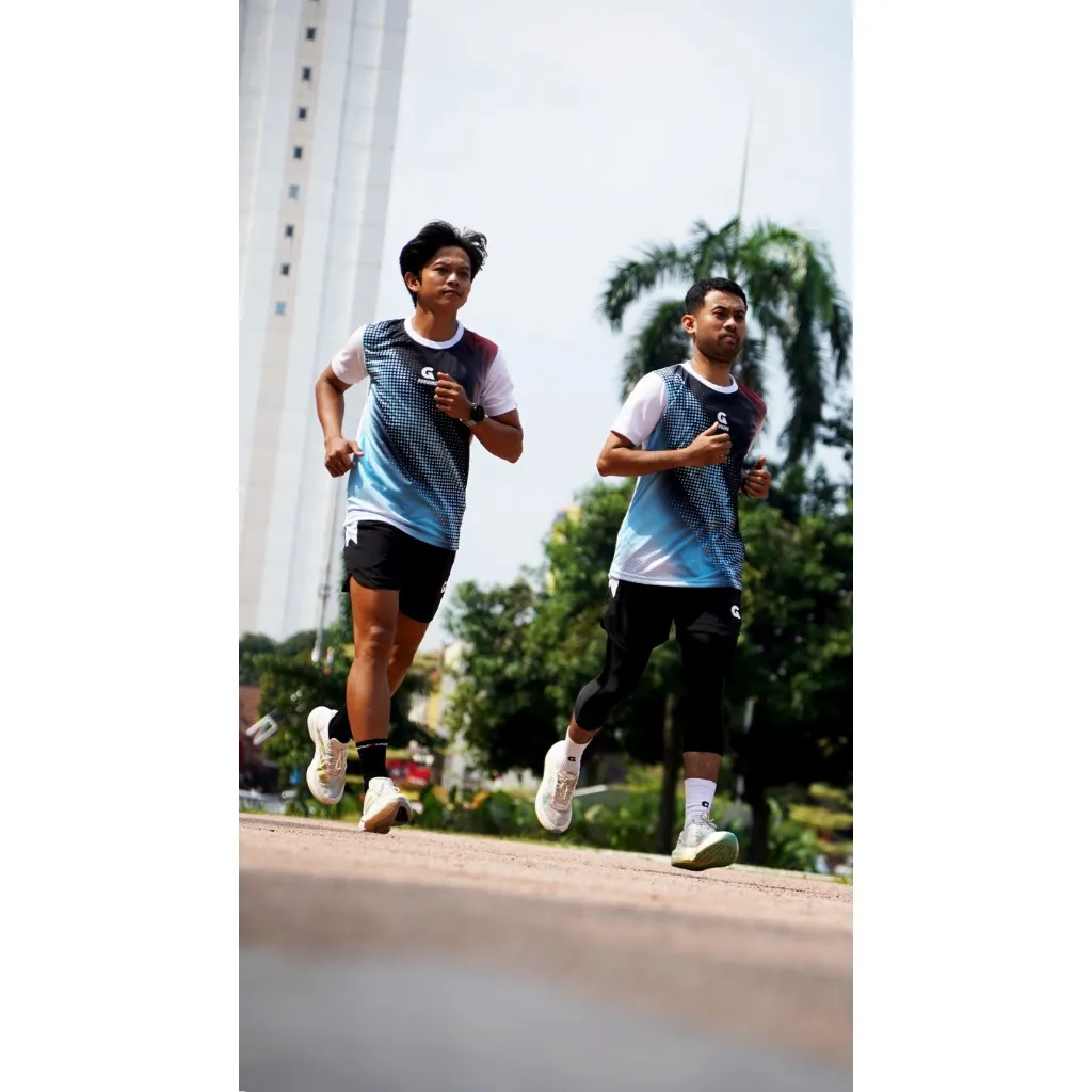 Grygera Jersey Running - Velocity Pulse White Multicolor