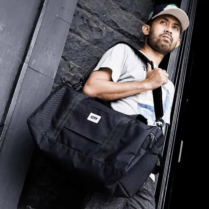 Tas Fitness, Basket, Olahraga - GRY Duffle Bag